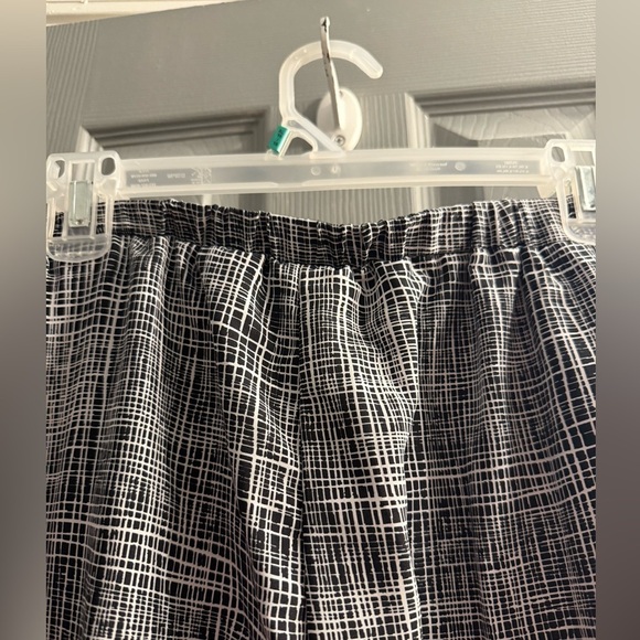 Covington Petite pull on pants in navy & white side pockets EUC Women’s size XL - Picture 6 of 9